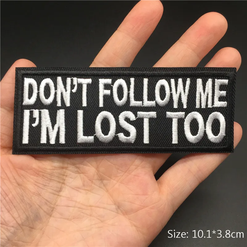 Fashion Alphabet Slogan Patches For Clothing, Punk Patches On Clothes, Funny  Iron On Patches Embroidered Patches For Clothing - AliExpress