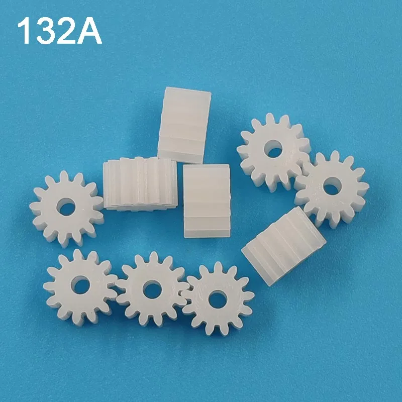 132A / 132.5A 0.5M Gear 2mm Tight 13 Teeth POM Plastic Gear Motor Parts Toy Accessories 10pcs/lot motor gear transmission gear