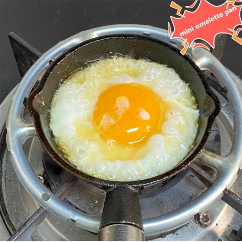 Mini Omelette Pan Non Stick Pan Flat Bottomed Pan Egg Steak Waffle Sheet Pan Cast Iron Pan Kitchen Utensils 2