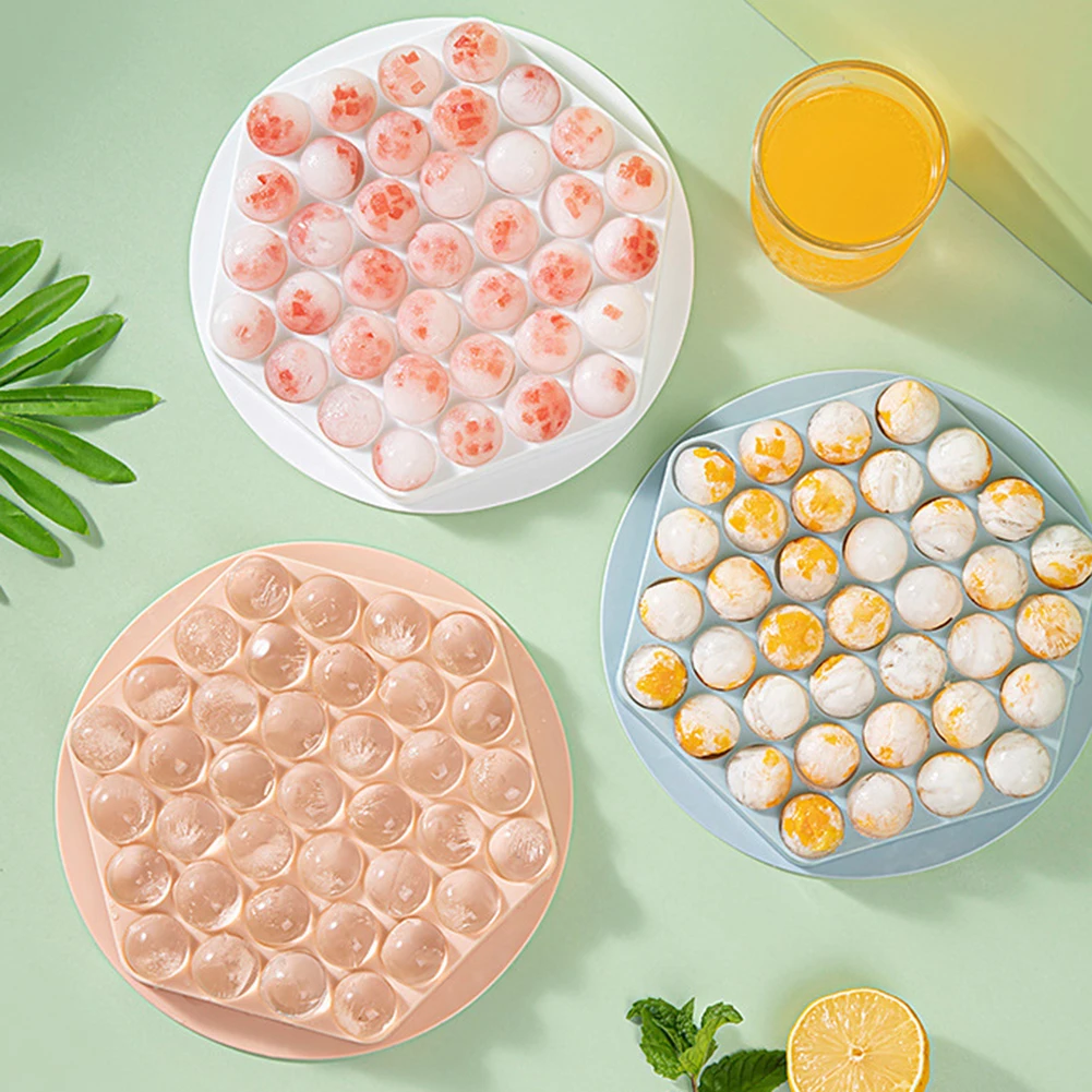 

DIY Ice Ball Making Mould Reusable DIY Ice Tray With Lid For Summer