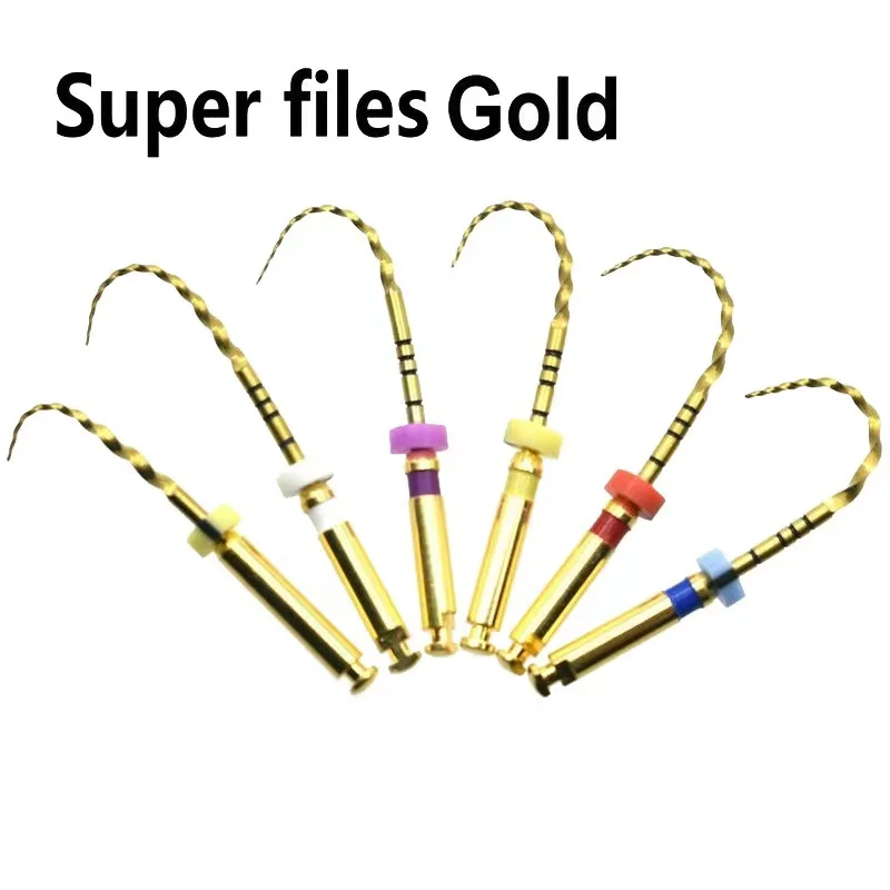 

Dental Dentistry NiTi Golden Endodontic files 21/25/31mm Nickel Titainium Instrument Teeth Endo Tools Customs Free Products