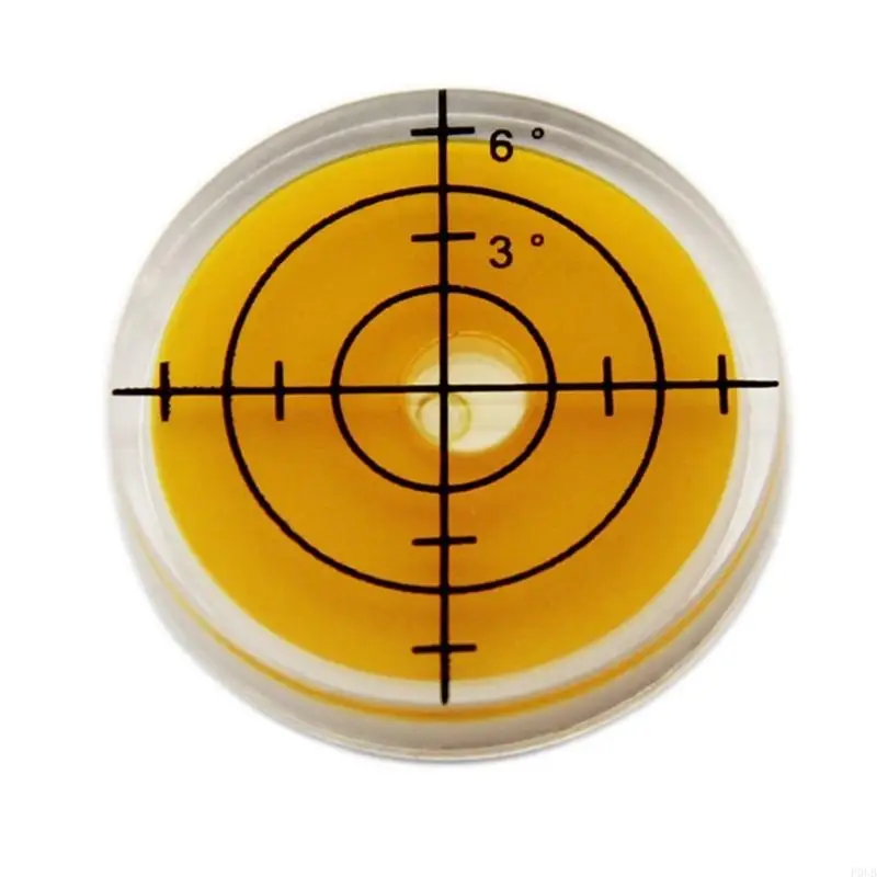 P0UB Golfball Marker Golfs Putting Aid Round Bubble Levels High Reader