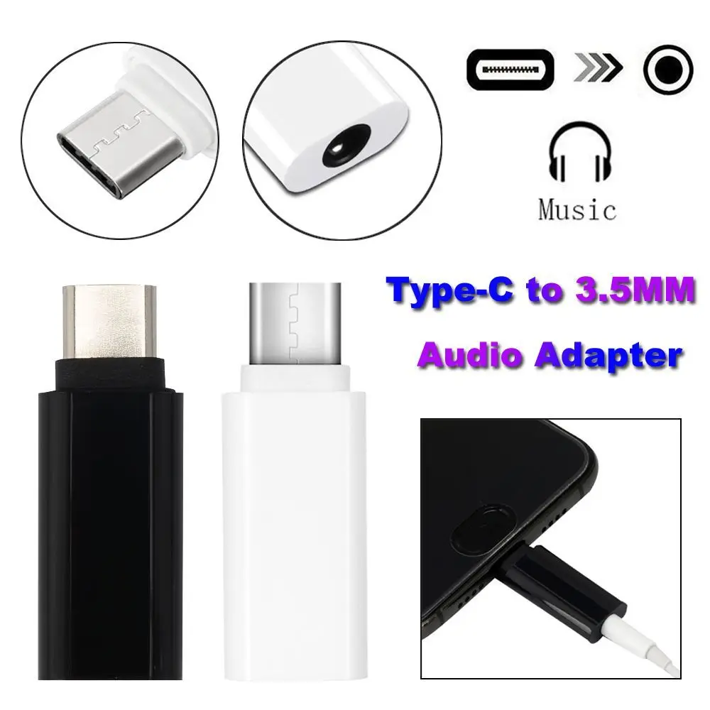 USB-C to 3.5mm Headphone Audio Adapter, Male to Female Converter