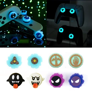 Image for Luminous Silicone Thumb Stick Grip Cap Cover For N 