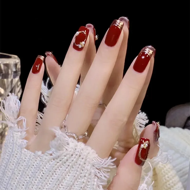 Manicura Que Color De UÃ±as Combina Con Vestido Rojo Uñas Postizas