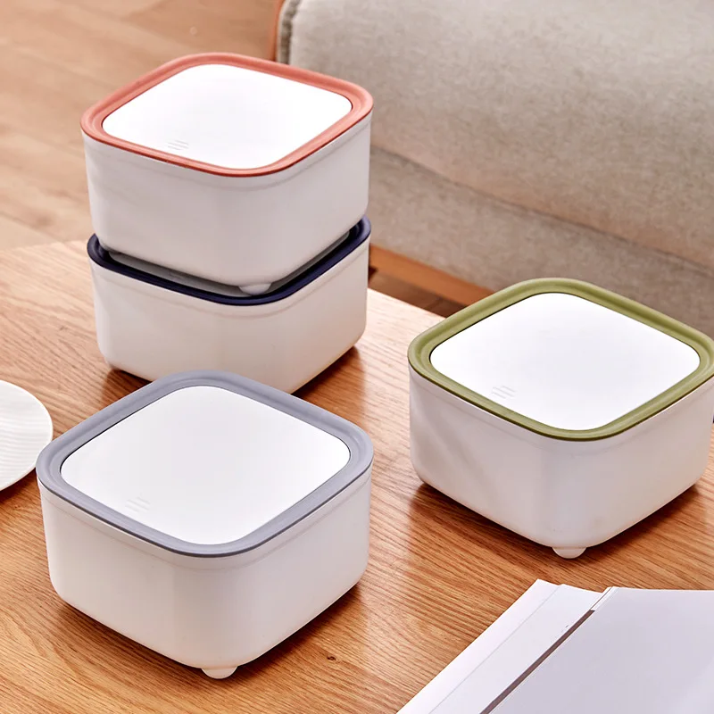 Mini Small Waste Bins Desktop Garbage Basket Home Table Plastic Trash Can Office Supplies trash can desktop trash can