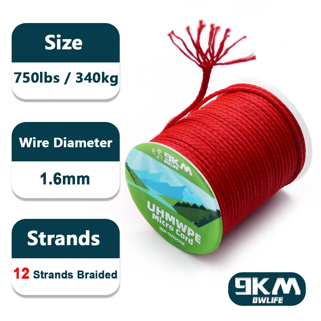Red 750lbs 1.6mm