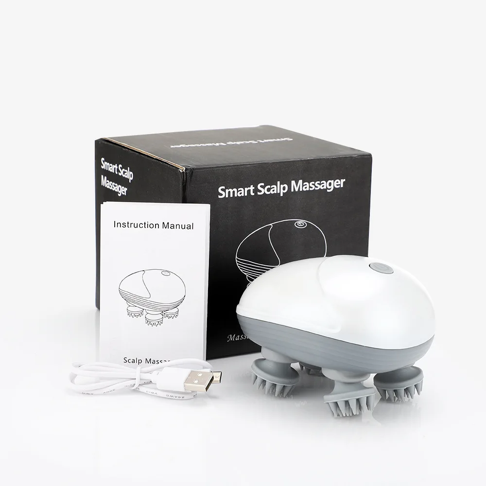 

Electric Massager Body Massager Health Care Relax Shoulder Neck Deep Tissue Head Smart Scalp Massage Kneading Vibrating Device