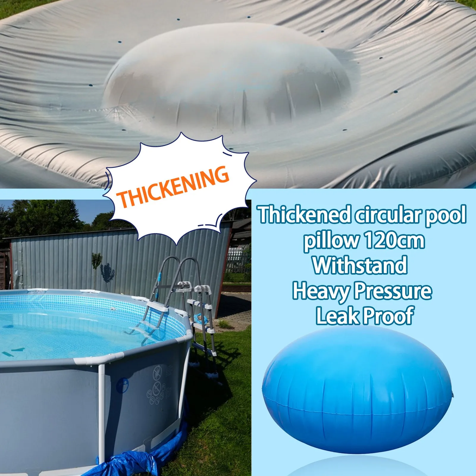 Swimming Pool Winter Pillow Durable Winterizing Swimming Pool Cover Air Pillow Inflatable Floating Cushion For Above Ground