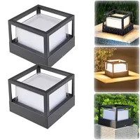 Outdoor Pillar Lamp 6W 12W Led Waterproof Garden Lights 110V-220V Garden Landscape Light Garage Foyer Front Door Lamp 1