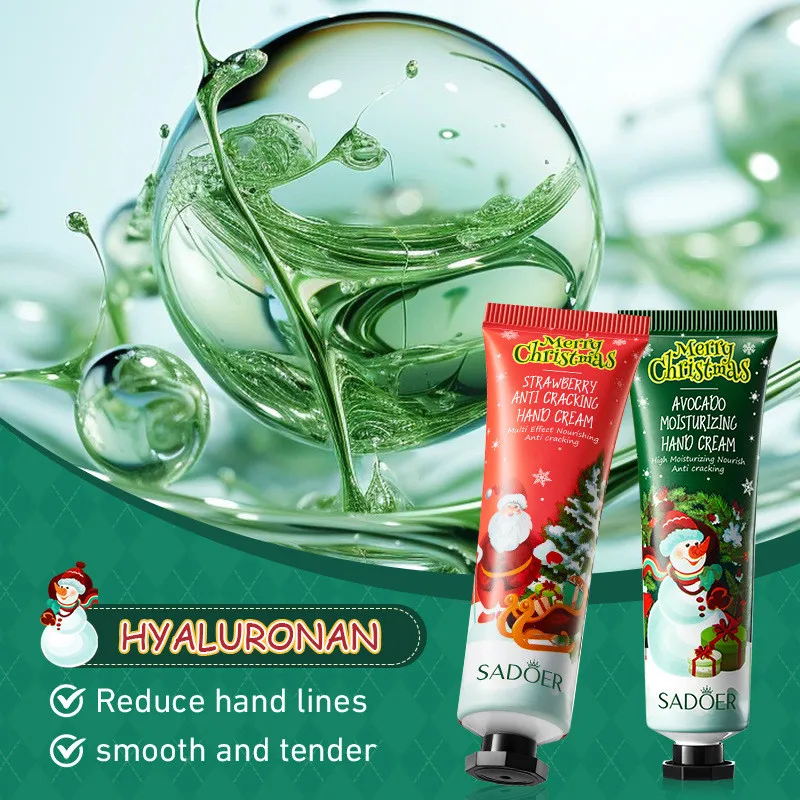 Moisturizing and Anti Cracking Hand Cream 5 Piece Set for Christmas Gift Box