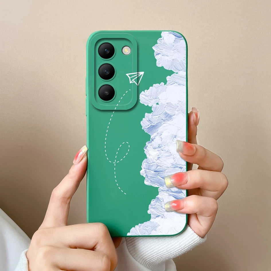 Fashionable Soft Liquid Silicone Phone Case with Camera Protection - Premium Shell Cover