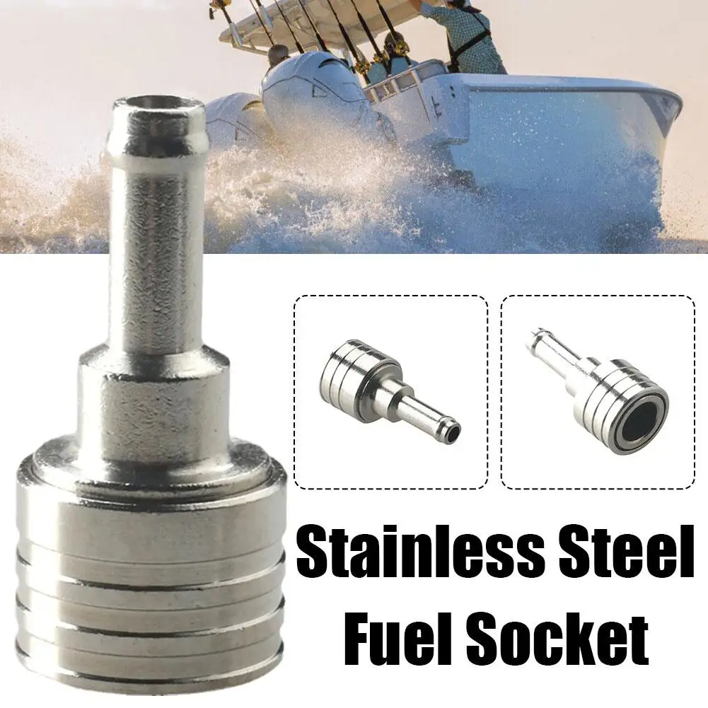 

65750-95500 Stainless Steel Fuel Socket For Suzuki Outboard Motor 15HP 30HP 40HP Fuel Pipe Socket 65750-95510 Boat Engine P Z3S8