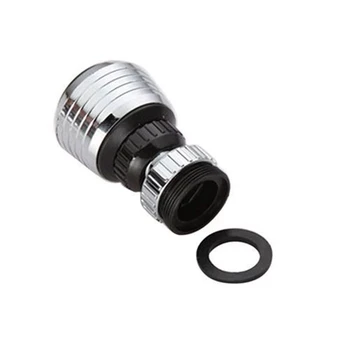 ก๊อกน้ำประหยัดน้ำแบบหมุนได้ 360 องศา พร้อมหัวกรองแบบเปลี่ยนได้ หัวฉีดผสม สำหรับห้องครัวและห้องน้ำ 1