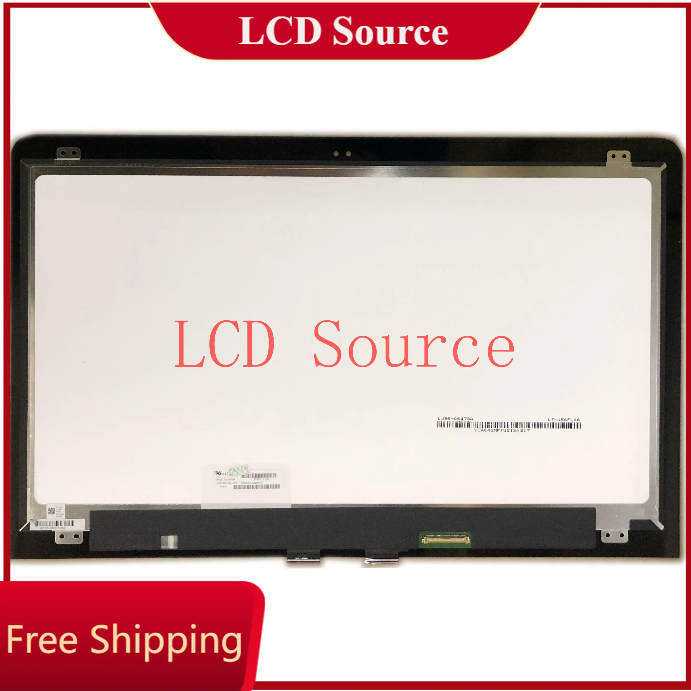 Ltn156Fl06 301 Glass Digitizer Assembly For Hp Spectre X360 15.6" Uhd 4K P/N 845177-Aa0 Lcd Screen Touch Screen