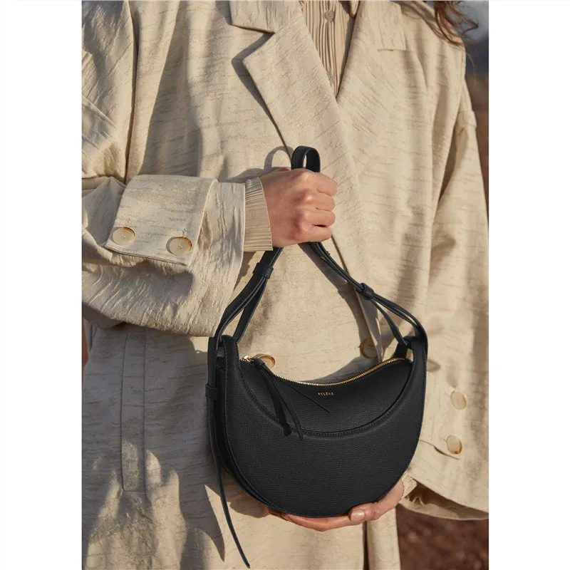 

Pl France Et10 Saddle Bag Nm Half Curved Moon Single Shoulder Underarm Crossbody
