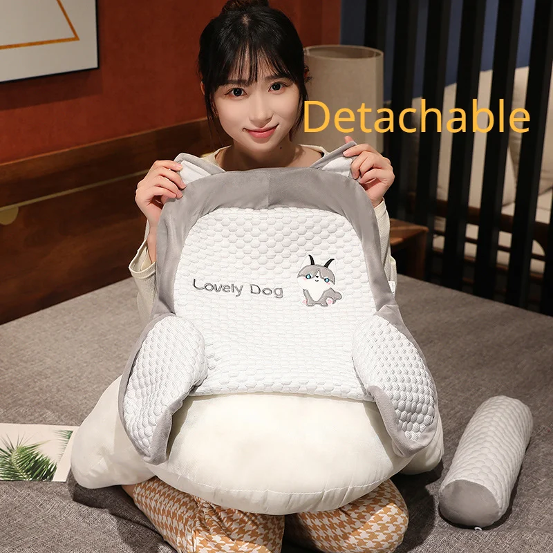 Ice Beans Triangle Cushion Bedside Cartoon Sofa Pillow Back Soft Large  Backrest Bedroom Tatami Bay Window Bed Chair Waist Pillow - AliExpress