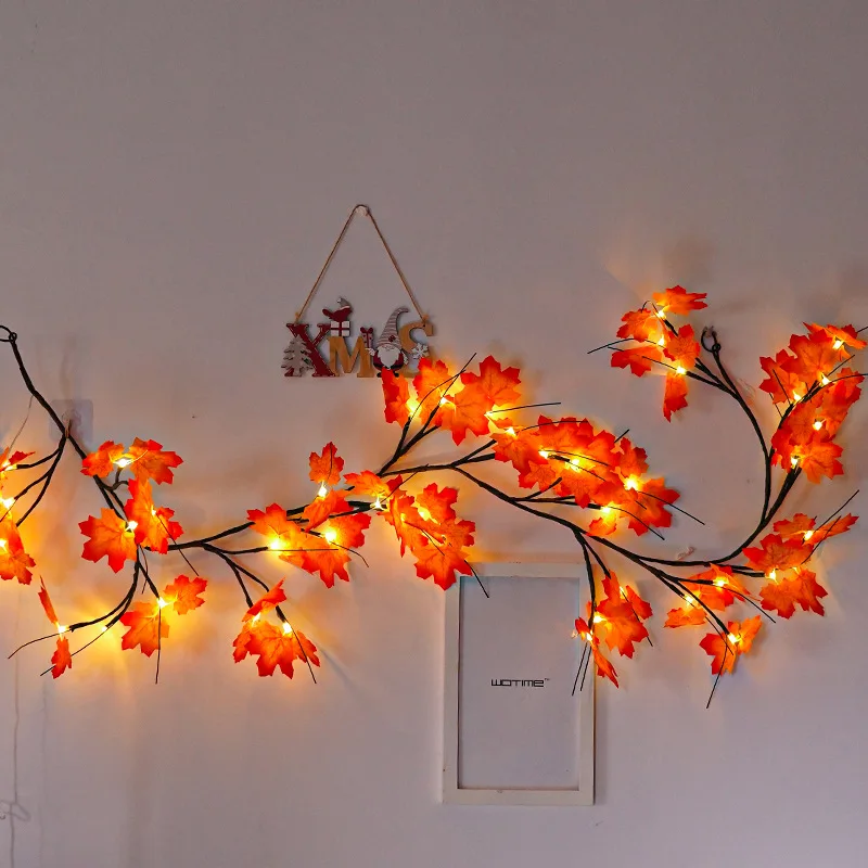 45/144 LED Vines Light Strings Halloween Christmas Garland Light Willow Vine Branch DIY Light for Room Wall Wedding Party Decor