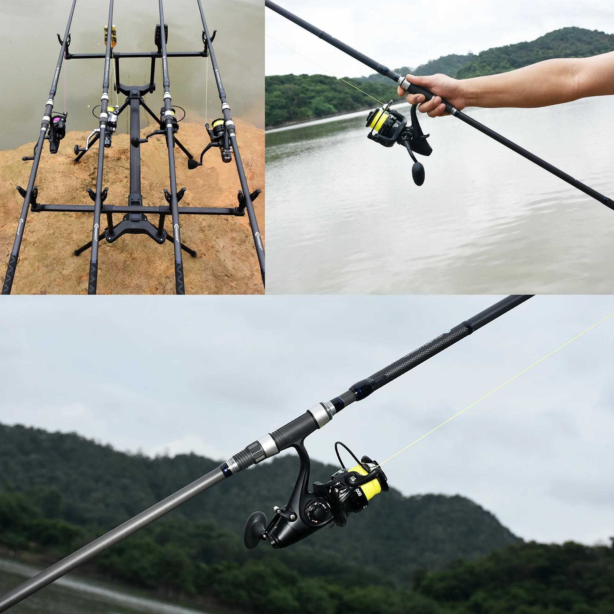 PHISHGER- ׾ ˴, 4.2/3.9/3.6/3.0m T800 ź  Ŀ 40-180g    Ǵ ϵ , 3.75lbs