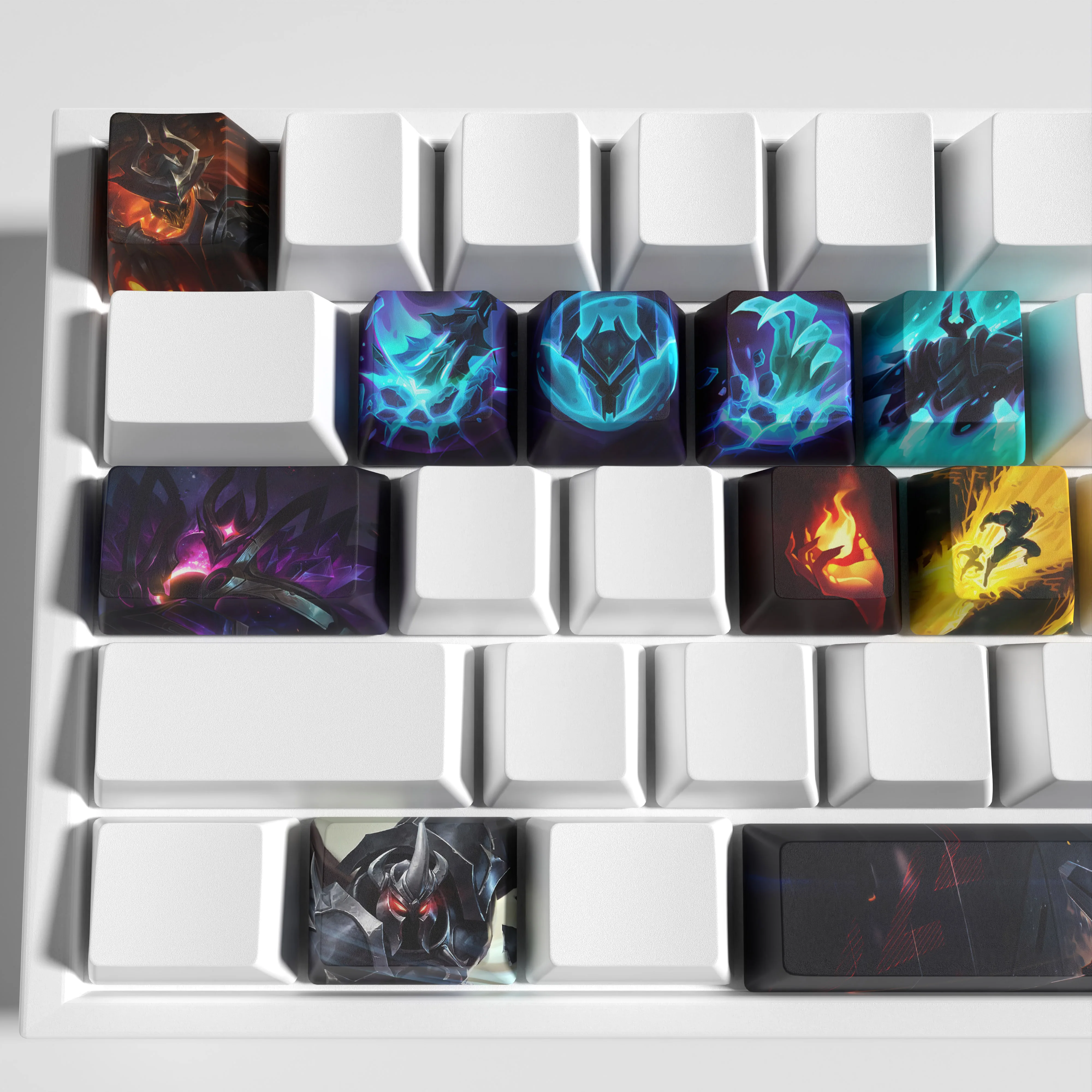 Mordekaiser Keycaps League of Legends Mordekaiser Keycaps Jogo Keycaps Oem Perfil 12 Chaves Pbt Tintura Sub Keycaps - Imagem 3