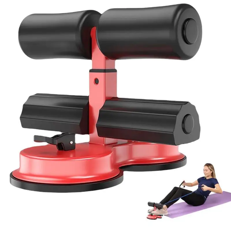 Sit Up Trainer Abs Sit Up Bar Con 3 Regolazioni Dell'Altezza Self-Suction Sit Up Assistant Sit-Up Aids Sit Up Bar Regolabile Per