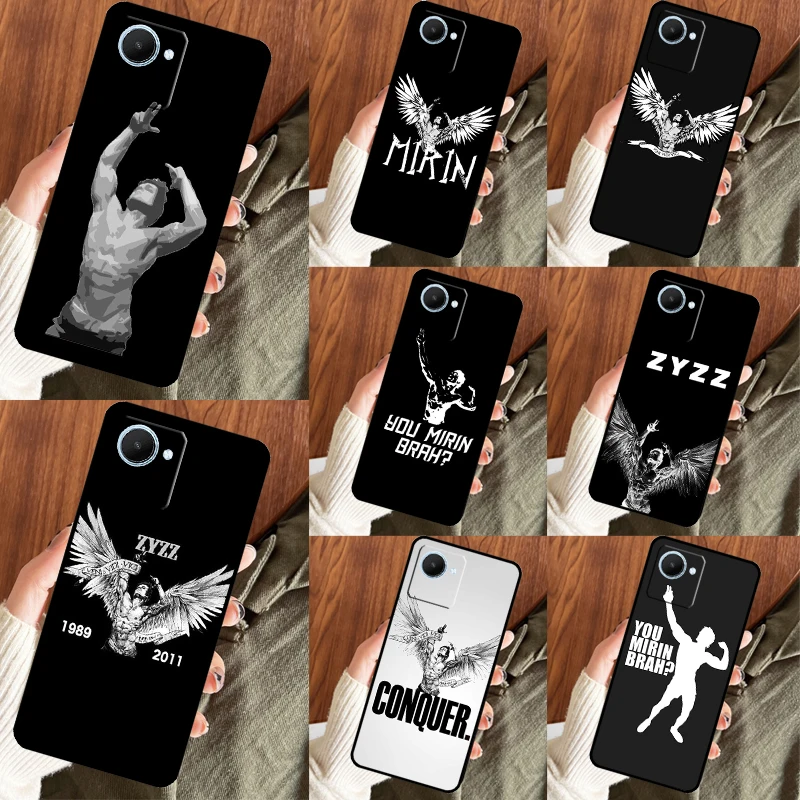 Zyzz Aziz Shavershian Женский фитнес-браслет для Realme C33 C35 C55 C31 C30 C11 C15 C25Y C21Y GT3 GT Neo 5 3 2 3T 8 9 10 Pro Plus