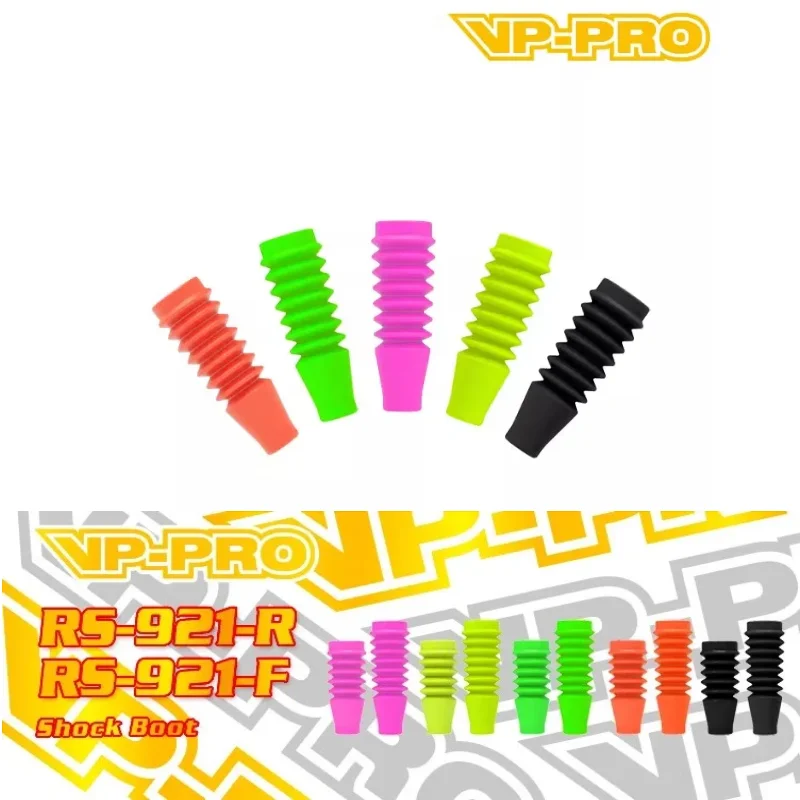 VP PRO RS-921 Stoßdämpfermanschette vorne und hinten, stoßdämpfende Staubschutzhülle, 4 Stück, für 1/8 Off-Road-Buggy Truggy GT Rally Monster Truck