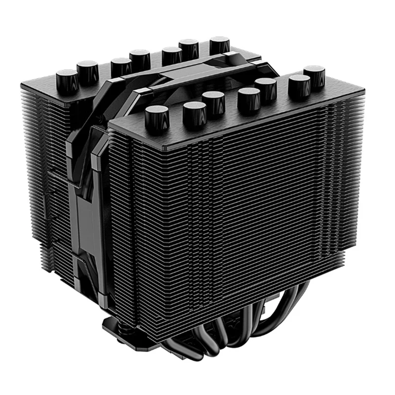 

SE-207-XT тонкий черный 7 тепловых трубок, охлаждающий кулер для процессора, радиатор с двумя вентиляторами для AMD Intel 1700 Am4 2011
