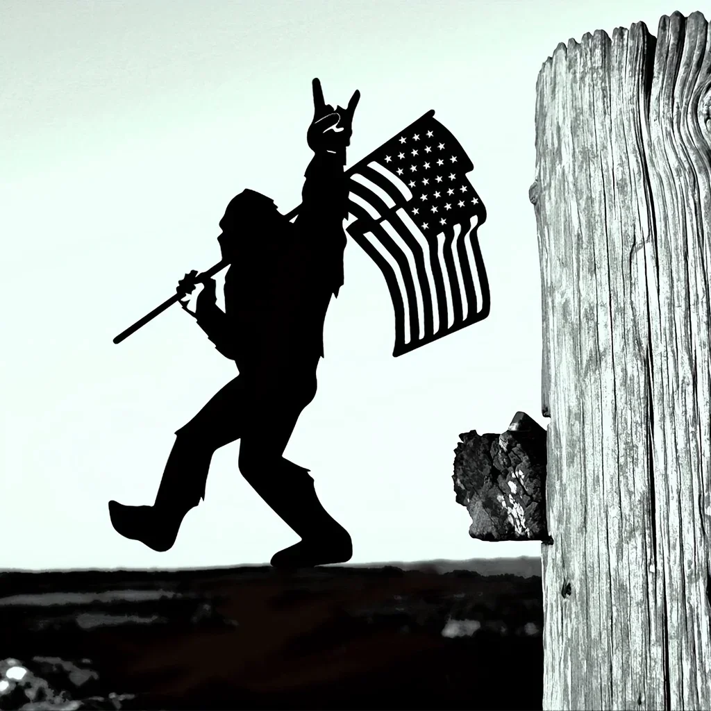 

This 1pc Sasquatch Yard Art Silhouette for Garden Party Décor Add A Touch Of Americana To Your Garden With