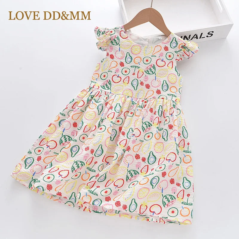 Детское хлопковое платье с бантом LOVE DD &amp MM летнее милое Повседневное принтом