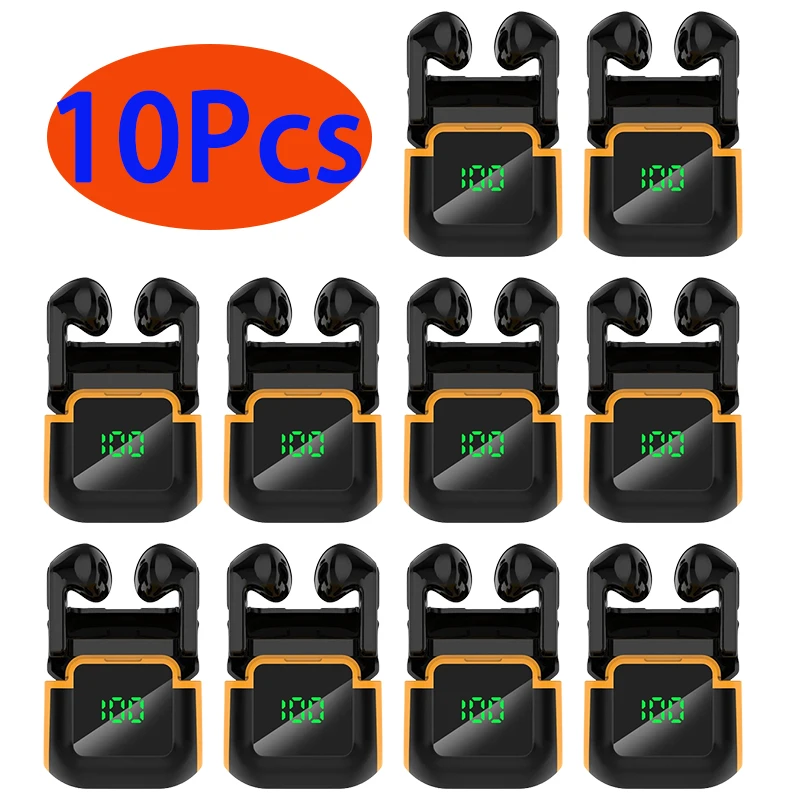 

10Pcs PRO90 Bluetooth Earphones 5.3 Wireless Headphones with LED Display Stereo Headset Touch Control Earbuds Noise Reduction