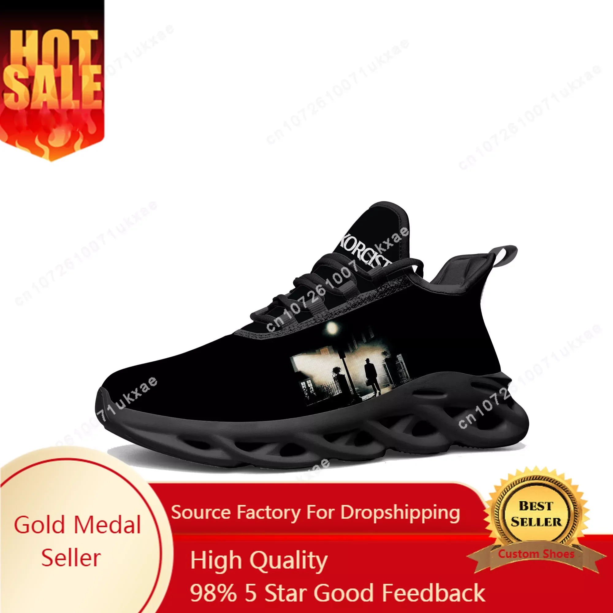 

The Exorcist Flats Sneakers Mens Womens Sports Running Shoes High Quality Sneaker Lace Up Mesh Footwear custom made Shoe
