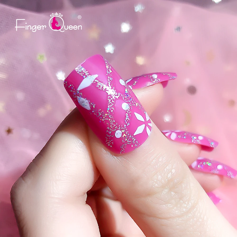 

24Pcs/Box Pressed Nail Short And Natural Fit False Nail With Jelly Gel For Women And Girls False Nails Butterfly Pattern