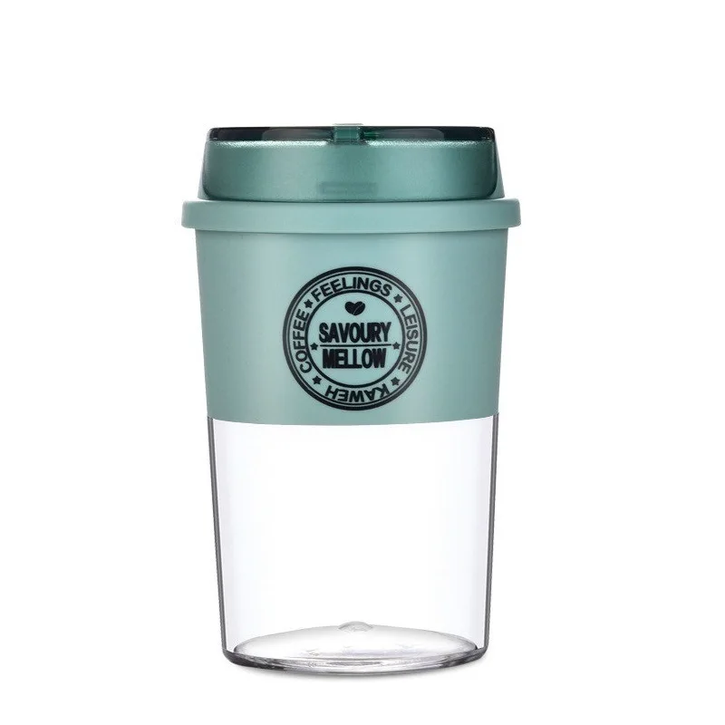 Coffee Cup Milk Tea Simple Carry-on Cup Outdoor Leisure Sealed Leak-Proof Portable Vacuum Cup with Cover For Gifts