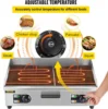 Electric Griddle 3000W Electric Countertop Griddle Non-Stick Restaurant 110V Teppanyaki Flat Top Grill Stainless Steel Adjustabl 5