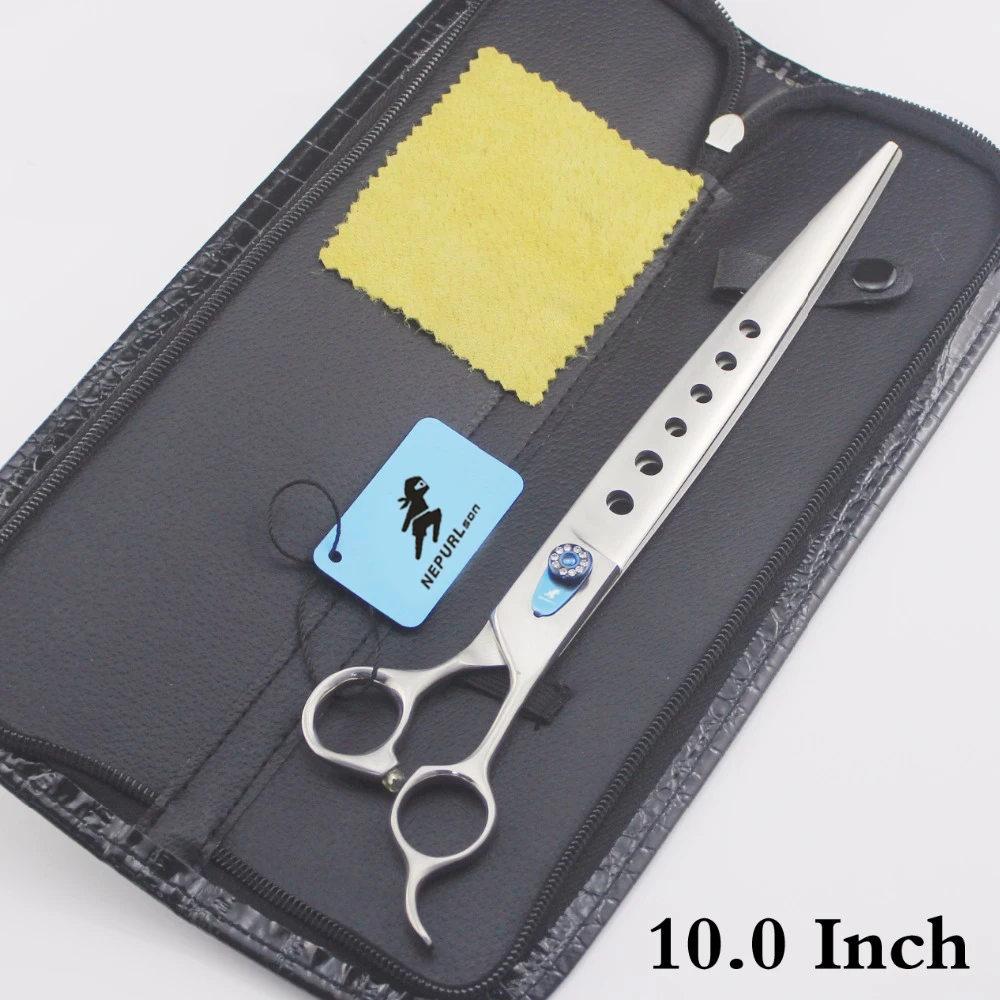 

10.0 inch " 440C Professional pet grooming kit, High-grade straight scissors,Pet scissors
