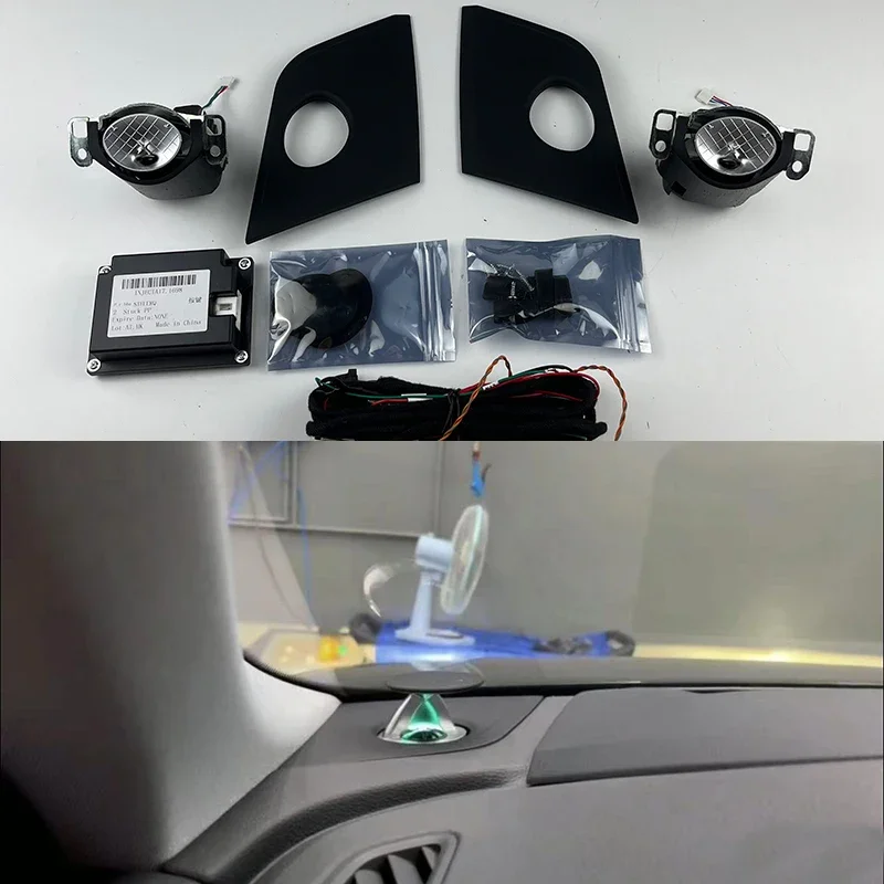 

For Audi Q8 32 Colours Lifting Tweeter Speaker Instrument Panel LED Electric Treble Horn Refit with Ambient Light