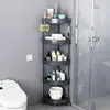 Toilet storage rack corner rack floor standing toilet bathroom triangle corner storage rack crevice multi-layer kitchen 2