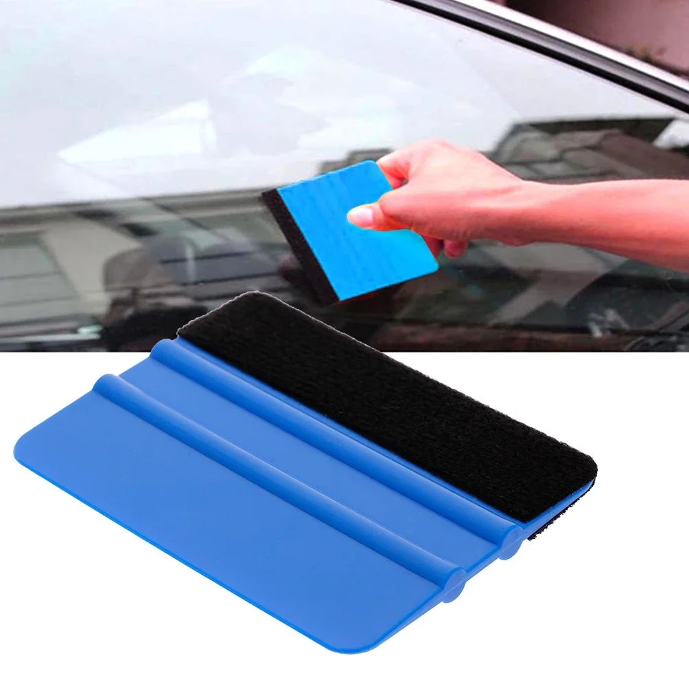 1Pc Car Felt Edge Vinyl Squeegee Car Vinyl Scraper Vehicle Window Tint Film Wrapping Squeegee Applicator Tool Auto Styling 3