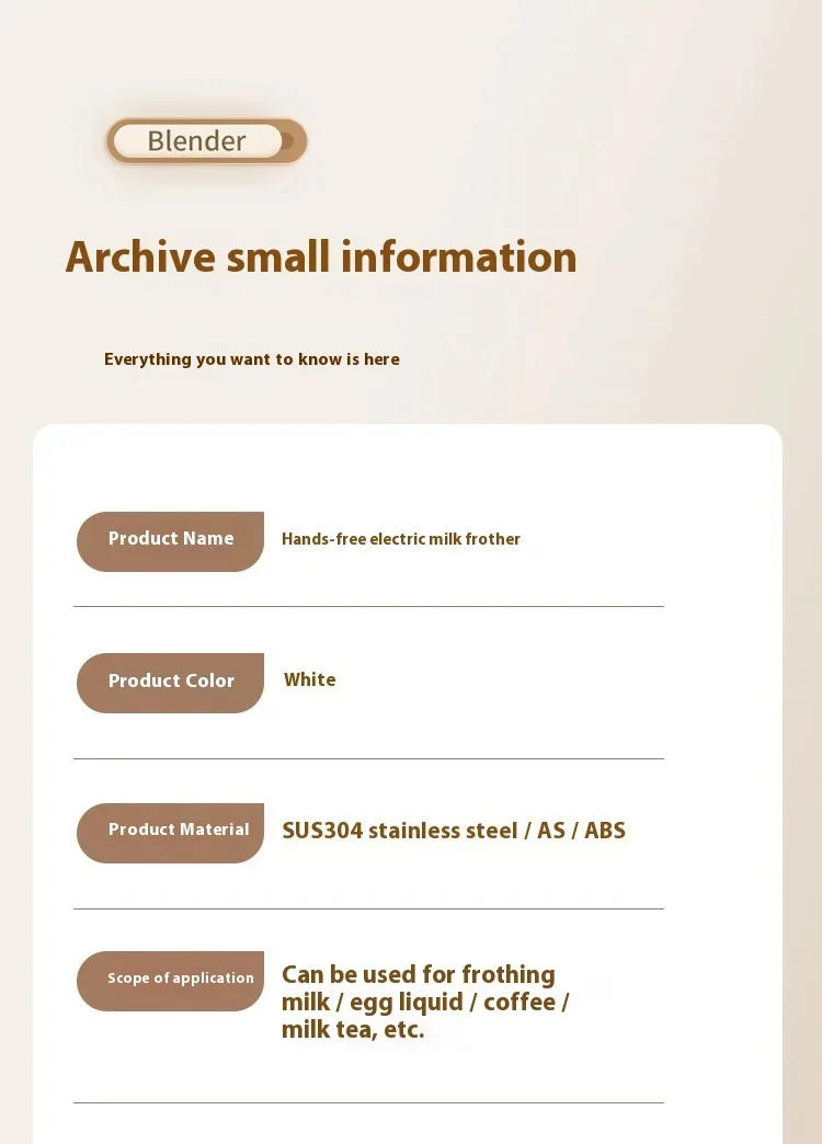 S8ee027a60ede44f9aadbdaa8a7a3f0333 küchexyz.de Best Price | Fast Delivery |Quality Product Multi functional handheld electric milk frother, rechargeable model, portable coffee frother, household kitchen small egg beater