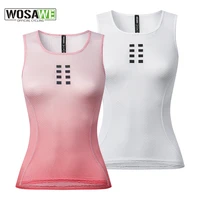 WOSAWE Women's Cycling Vest Mesh Breathable Sleeveless Jersey Moisture-wicking Road Bicycle Base Shirt  Ladies Sports Under Wear 1