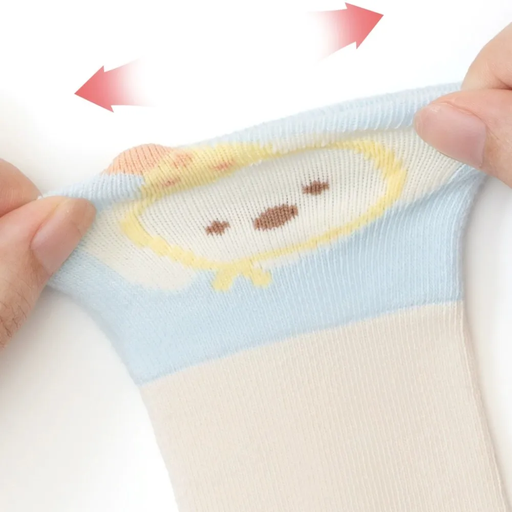 5Colors Kids Non-slip Socks 5Pairs Cotton Boys and Girls Cute Cartoon Patterned Comfy Breathable Baby Toddler Floor Socks