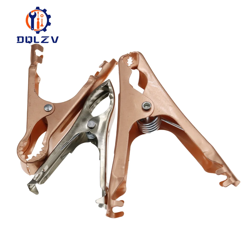 2PCS 30A 50A 100A Rot + Schwarz Krokodil Auto Caravan Van Batterie Test Blei Clips Beste Förderung Krokodilklemmen stecker – Detail 3