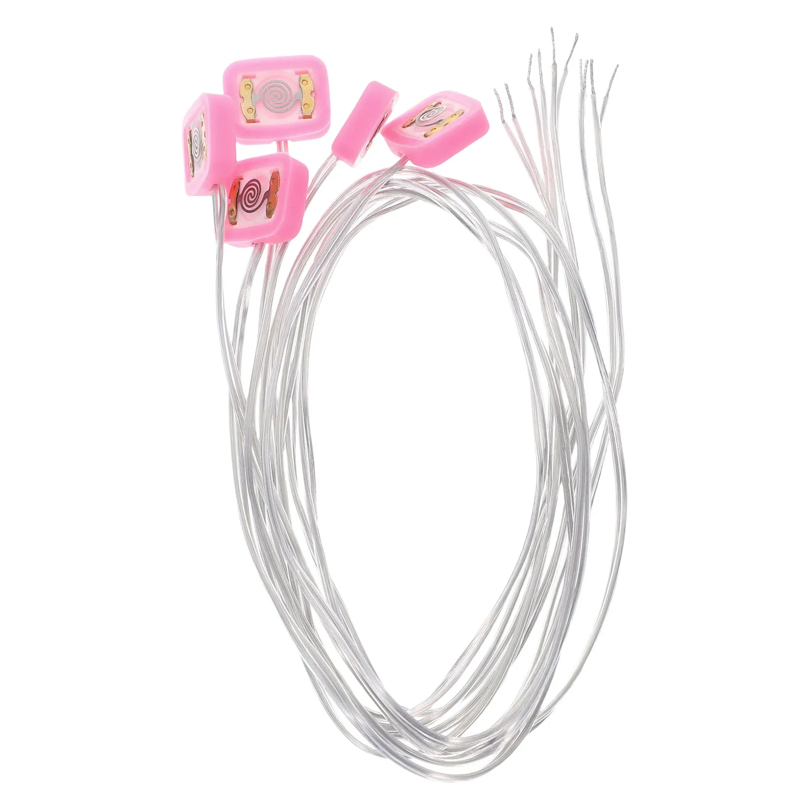 5Pcs 50cm Connecting wires Extension Cords Durable Stranded Equipment Wire Power Cables Copper for Balloons Party 6