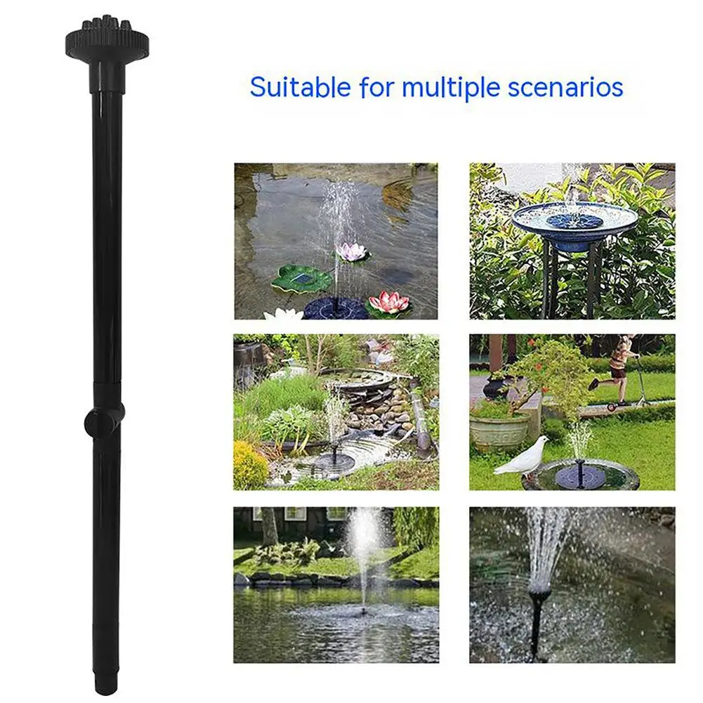 Fountain Nozzles 9pcs Fountain Pump Nozzle Set Adjustable Height Waterfall Sprinkler Spray Heads For Submersible Pump Water Outdoor Decorations