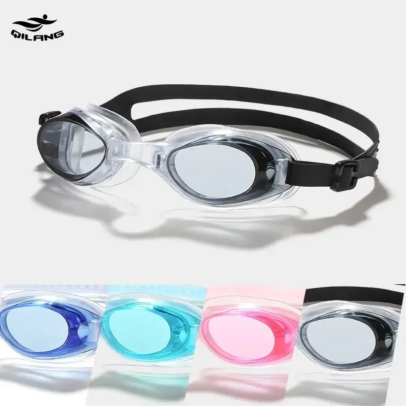 Silicone Goggle Women HD Men's Waterproof Anti-fog Diving Equipment Small Frame Adult Swimming Glasses Children