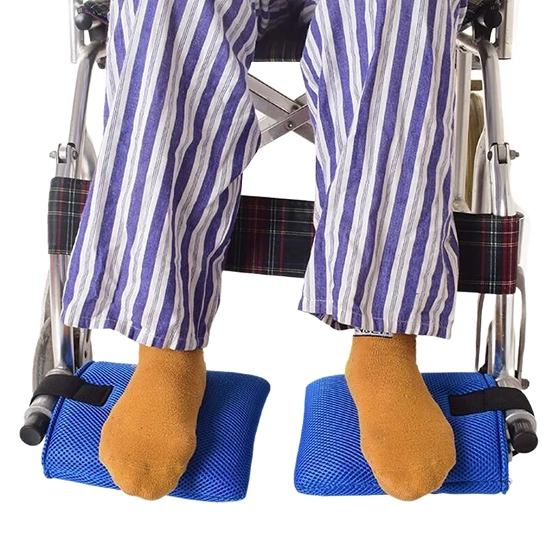 Wheelchair Footrest Pads Footplate Protector Pad Leg Rest Cushion Foot Protection Pads For Preventing Foot Being Scratched
