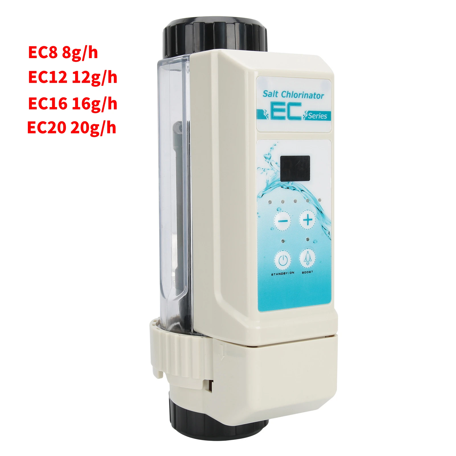 skimmer 8g/h 12g/h 16g/h 20g/h Saltwater Chlorine Generator Electrolysis Salt Chlorinator for Pool Hot Tub Spa 100-240V leaf For swimming pool accessory