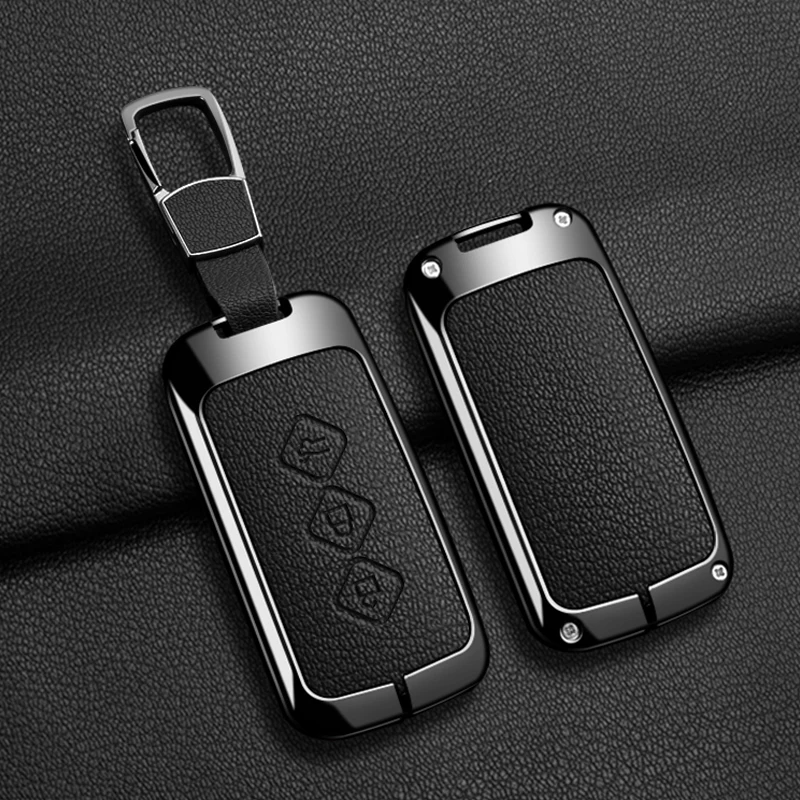 Car Zinc Alloy Remote Key Case For Chevrolet AveoTrax Groove Captiva 2024 Wuling Hongguang S Baojun RS-5 530 630