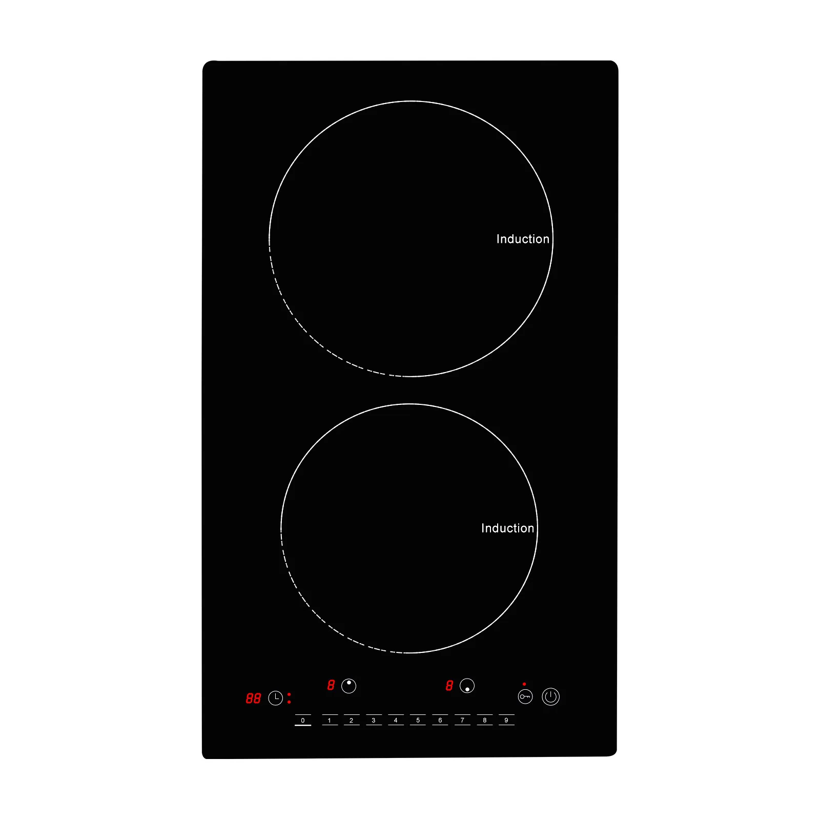 SucceBuy 2 Burners Electric Induction Cooktop Stove Hob Built-in Burner Cooker Sensor Touch Control Magnetic Cooker Hot Plate induction cooktop